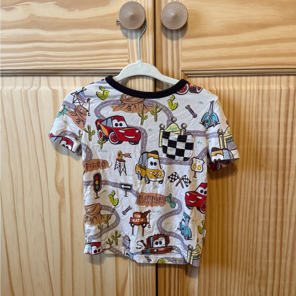 Little Sleepies Cars and Cactus Kids Shirt - Multicolor